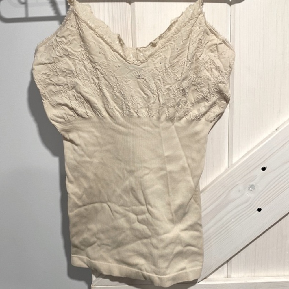 Express Lace Rhinestone Tank Top - Picture 3 of 9